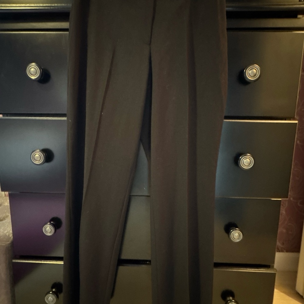 Calvin Klein Black Curvy Trousers Sz 8